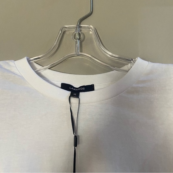 New! Lamarque Anoush long sleeve logo crewneck tee t-shirt nwt 13853 - Picture 9 of 16